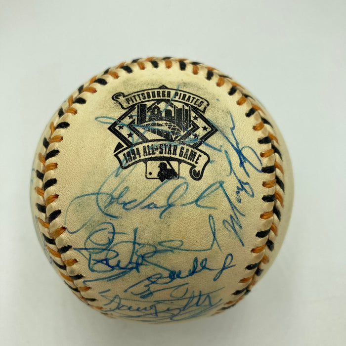 1994 All Star Game National League Team Signed Baseball Barry Bonds PSA DNA COA
