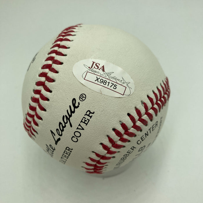 Jim Catfish Hunter Hall Of Fame 1989 Signed Baseball JSA COA