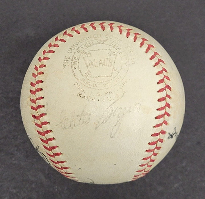 1961 New York Yankees World Series Champs Multi Signed Baseball Beckett COA