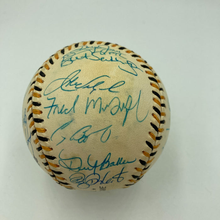 1994 All Star Game National League Team Signed Baseball Barry Bonds PSA DNA COA