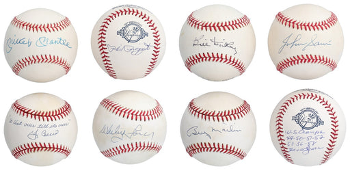1953 New York Yankees WS Champs Team Signed Baseball Collection 35 Balls JSA COA