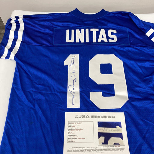 Johnny Unitas Signed Baltimore Colts Jersey JSA COA