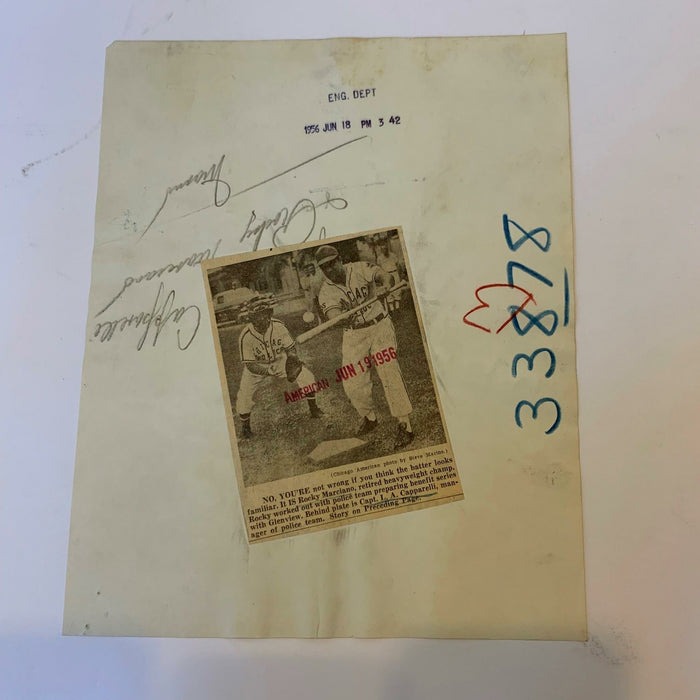 Extraordinary Rocky Marciano Signed 1952 National League Baseball With JSA COA