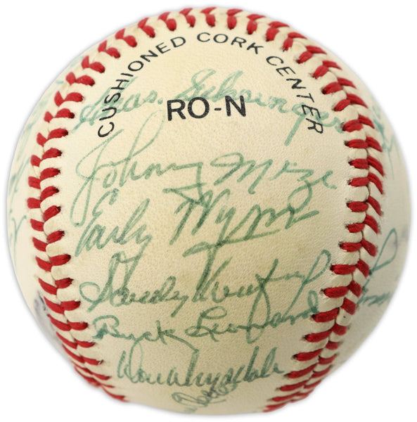 Sandy Koufax Hall Of Fame Multi Signed Baseball 24 Sigs PSA DNA COA