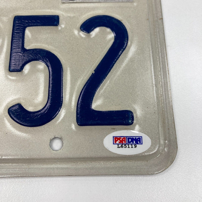 Bob Hope Signed Autographed California License Plate JSA COA