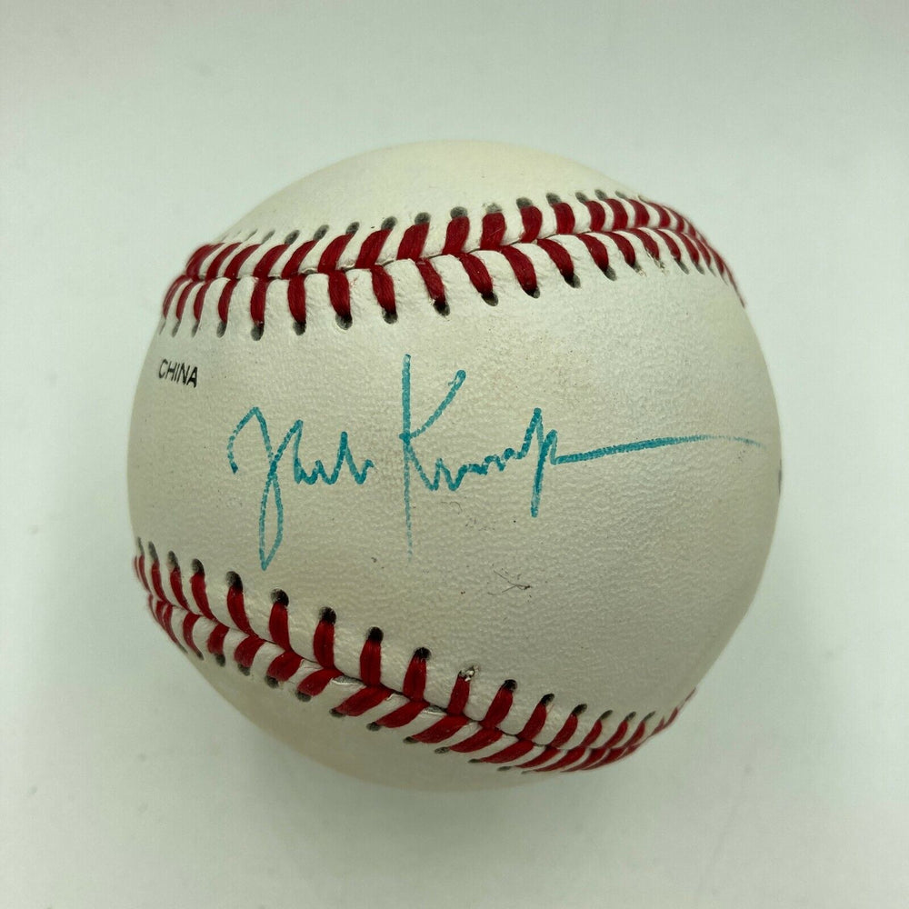 Jack Kemp Signed Autographed Official League Baseball JSA COA