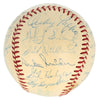 Beautiful Jackie Robinson 1951 Brooklyn Dodgers Team Signed Baseball Beckett COA