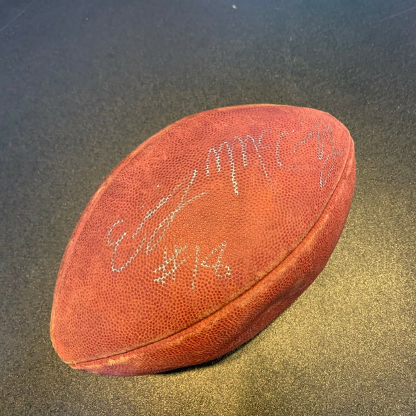 Unknown Player #18 Signed Wilson Official NFL Game Used Football