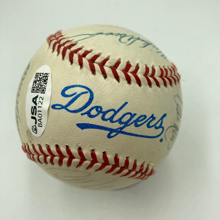 1988 Los Angeles Dodgers World Series Champs Team Signed Baseball JSA COA