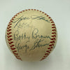 1947 New York Yankees World Series Champs Team Signed Baseball JSA COA