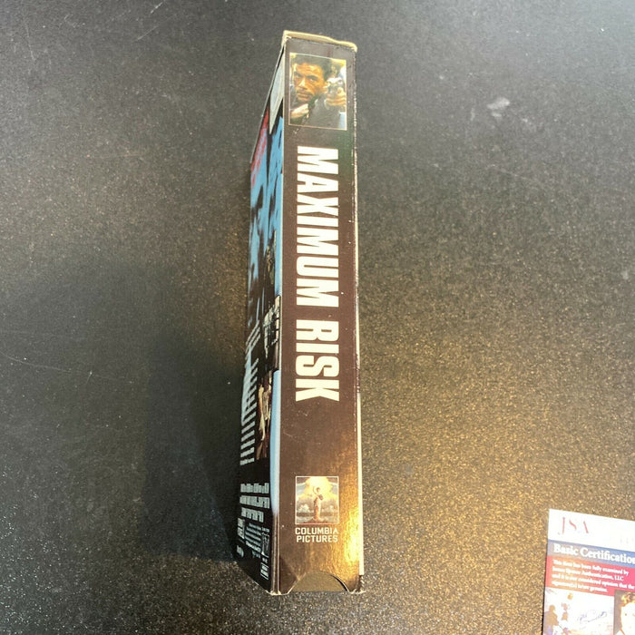 Natasha Henstridge Signed Autographed Maximum Risk VHS Movie With JSA COA