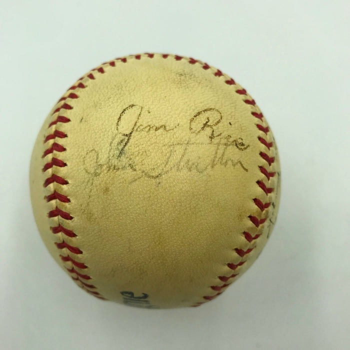 Legendary Hitting Coach Charley Lau 1954 Fort Lewis Military Signed Baseball