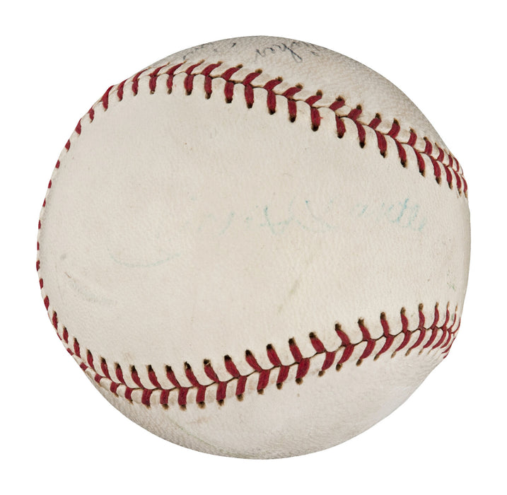 1961 Roger Maris & Mickey Mantle Signed Autographed AL Cronin Baseball PSA DNA