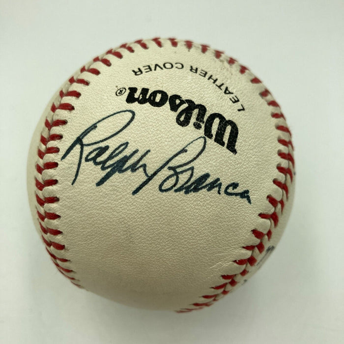Bobby Thomson & Ralph Branca Signed Baseball PSA DNA COA