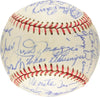Joe Dimaggio Pie Traynor George Weiss HOF Multi Signed Baseball SGC COA