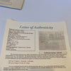 1940 Brooklyn Dodgers Welcome Home Dinner Signed Program JSA COA