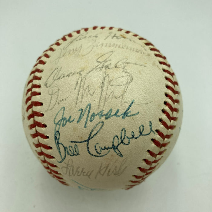 1976 Minnesota Twins Team Signed American League Baseball Beckett COA