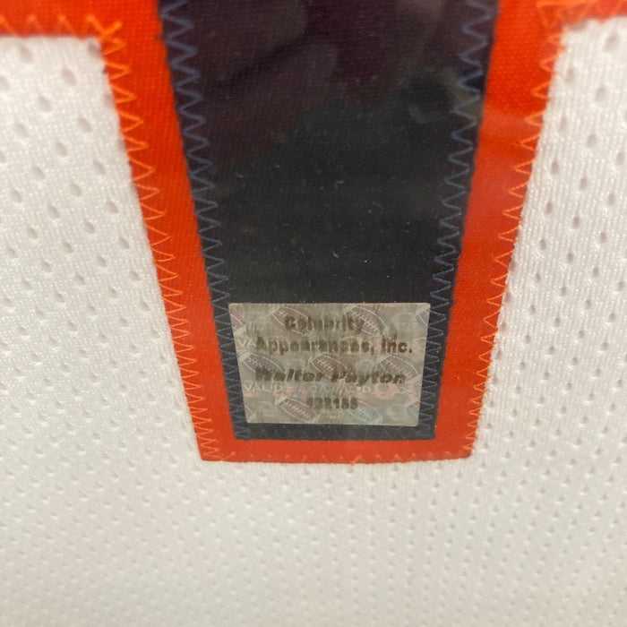 Walter Payton Signed Heavily Inscribed STATS Chicago Bears Jersey PSA DNA COA
