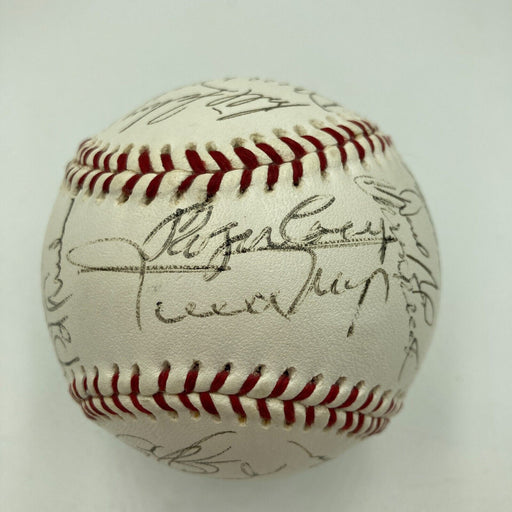 1989 San Francisco Giants NL Champs Team Signed Baseball With Willie Mays