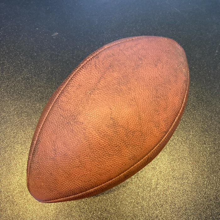 1960's Cleveland Browns Team Signed Game Used The Duke Football With Jim Brown
