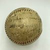 Babe Ruth & Lou Gehrig 1928 World Series New York Yankees Signed Baseball JSA