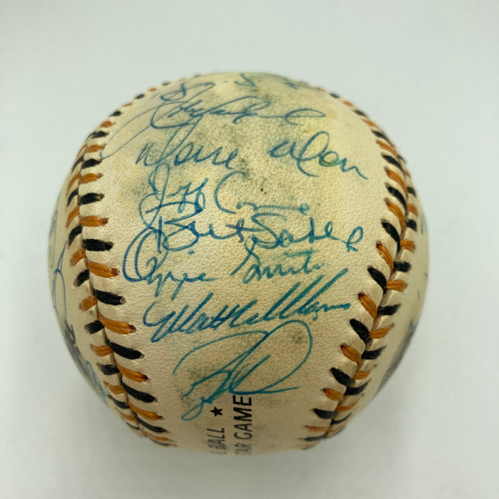 1994 All Star Game National League Team Signed Baseball Barry Bonds PSA DNA COA