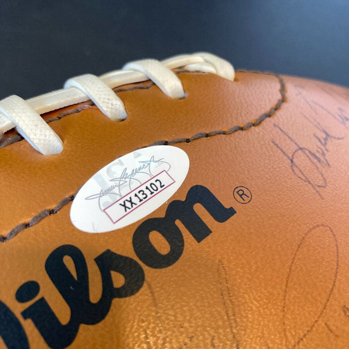 1989 Green Bay Packers Team Signed Official Wilson NFL Football With JSA COA