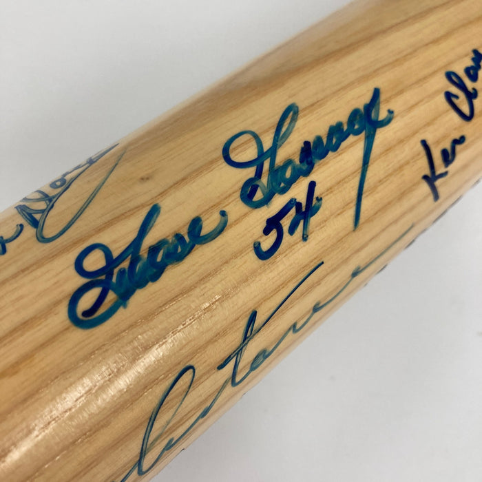 1978 New York Yankees World Series Champs Team Signed Baseball Bat PSA DNA COA