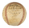 Willie Mays 1952 New York Giants Team Signed National League Baseball JSA COA