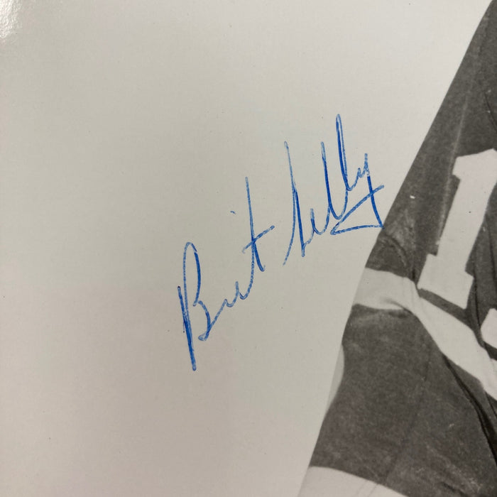 Brit Selby Signed 1960's Toronto Maple Leafs Team Issued Photo JSA COA