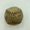 Honus Wagner Single Signed 1936 Mini Baseball PSA DNA COA