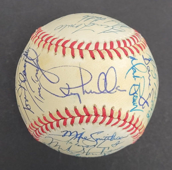 Kirby Puckett 1985 Minnesota Twins Team Signed Baseball JSA COA