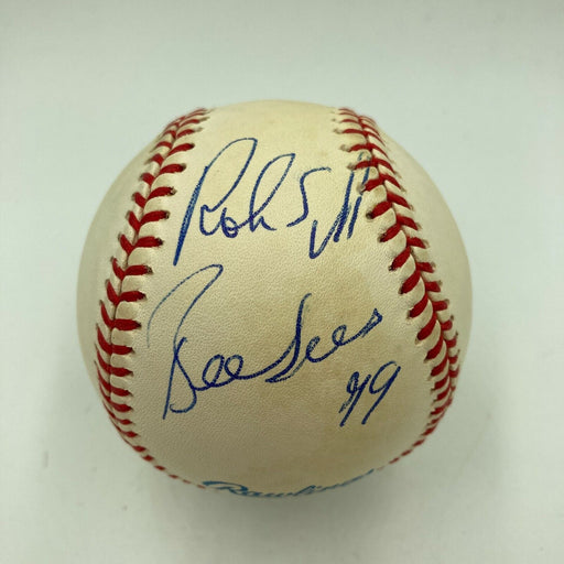 Robin Gibb Bee Gees Dec. 2012 Signed American League Baseball With JSA COA