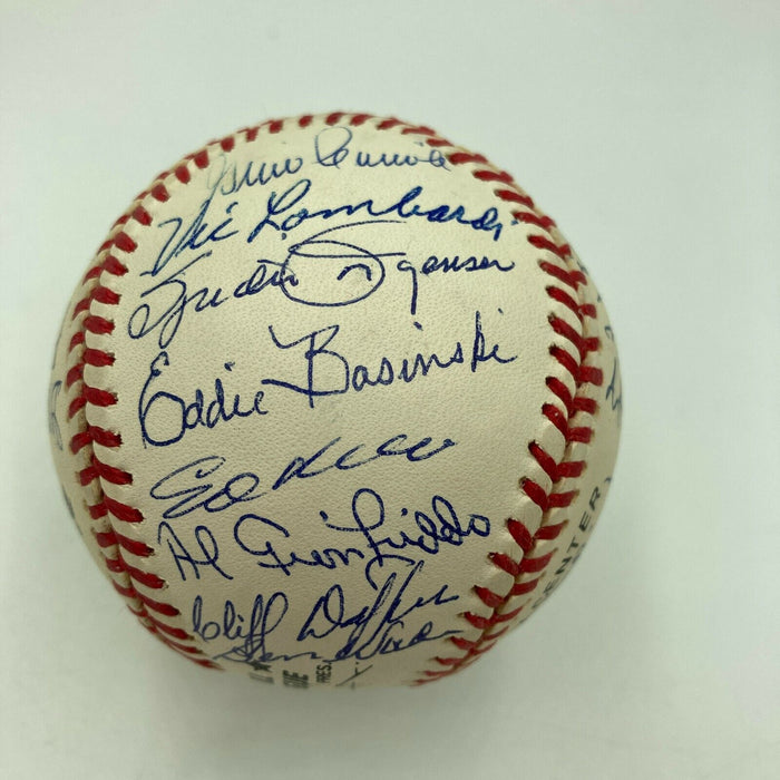 Brooklyn & Los Angeles Dodgers Legends Old Timers Day Signed Baseball PSA DNA