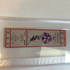 Magglio Ordonez Signed MLB Debut March 31, 1998 Original Ticket PSA DNA