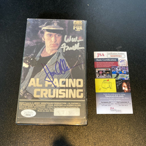 William Friedkin & Karen Allen Signed Cruising VHS Movie JSA COA