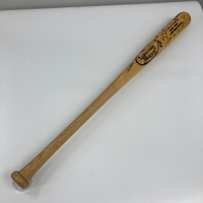 1968 Detroit Tigers World Series Champs Team Signed Bat Norm Cash JSA COA