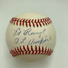 Ed Rapuano Umpire Signed American League Baseball JSA COA