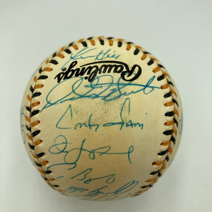 1994 All Star Game National League Team Signed Baseball Barry Bonds PSA DNA COA