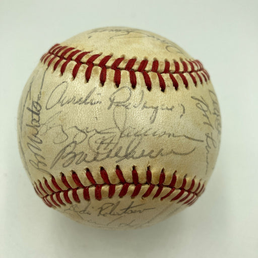 1981 New York Yankees American League Champs Team Signed Baseball