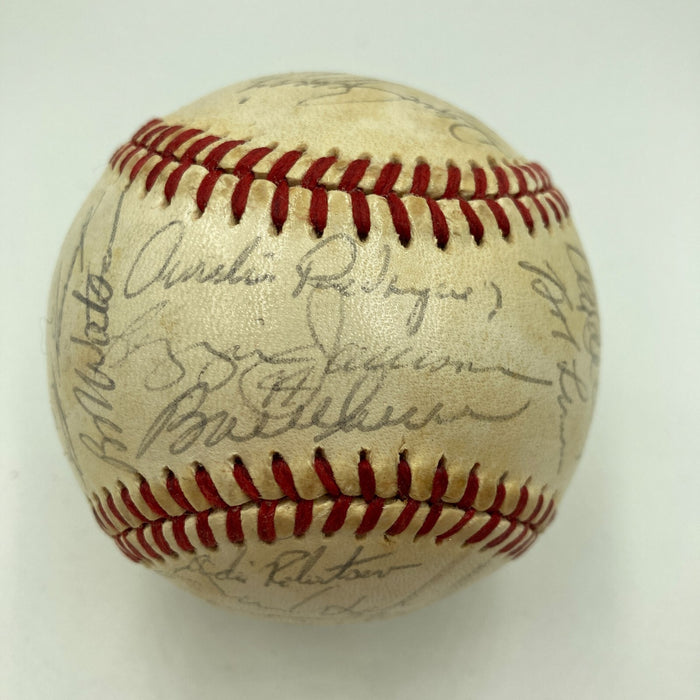 1981 New York Yankees American League Champs Team Signed Baseball