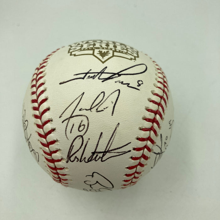 2012 San Francisco Giants World Series Champs Team Signed W.S. Baseball JSA COA