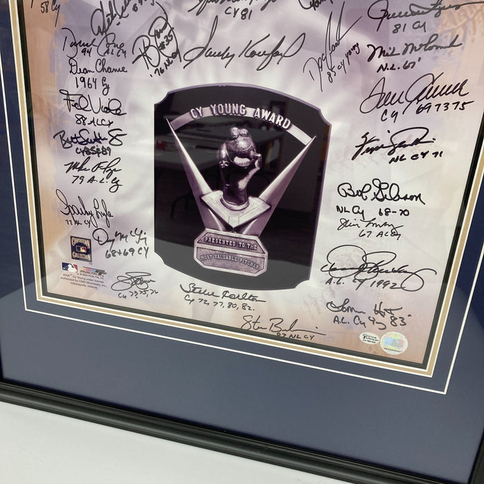 Beautiful Sandy Koufax Cy Young Winners Signed Huge 25x29 Photo 37 Sigs PSA JSA