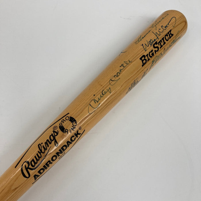 500 Home Run Club Signed Bat Mickey Mantle Ted Williams Willie Mays Beckett