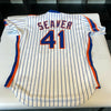 Tom Seaver Signed Authentic Game Issued 1990 New York Mets Jersey Auto JSA COA