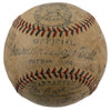1933 New York Giants World Series Champs Team Signed Baseball Mel Ott JSA COA