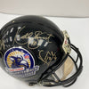 Dan Marino Steve Young Steve McNair Quarterback Challenge Signed Helmet JSA COA