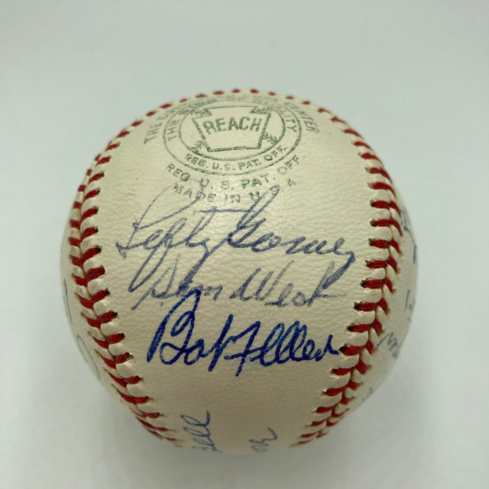 Hank Greenberg Joe Dimaggio 1960's Hall Of Fame Multi Signed Baseball JSA COA