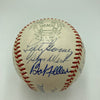 Hank Greenberg Joe Dimaggio 1960's Hall Of Fame Multi Signed Baseball JSA COA