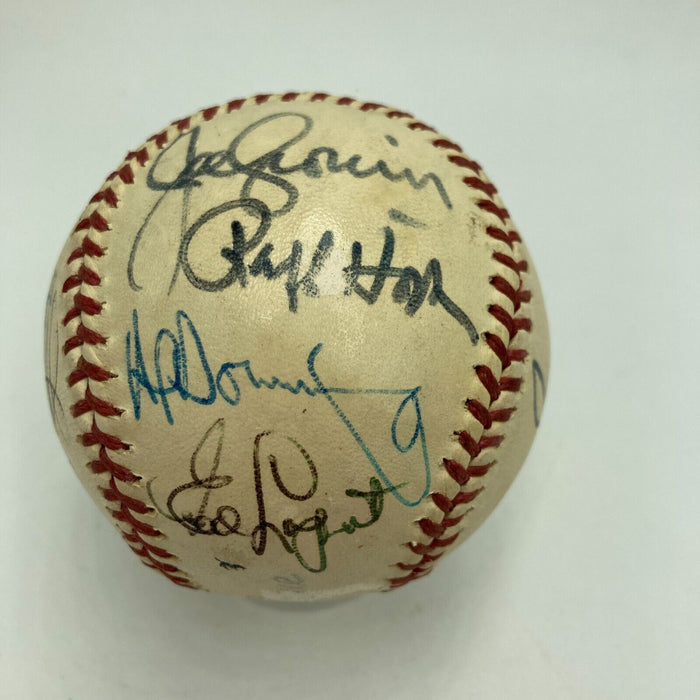 Rare Jesse Owens & Joe DiMaggio HOF Multi Signed Baseball JSA COA